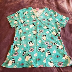 Hello Kitty Scrub Top